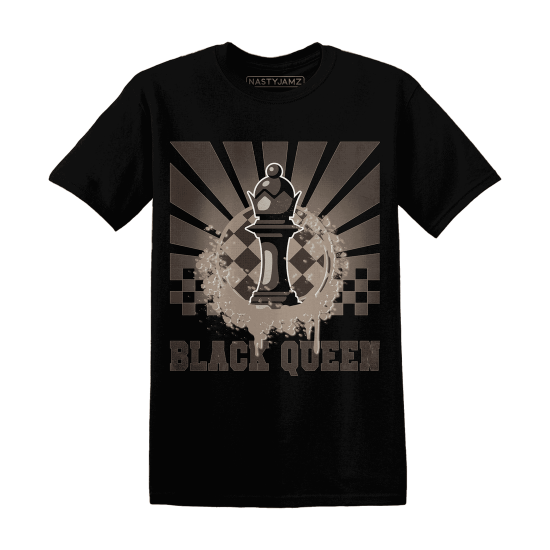 Dunk Low Baroque Brown T Shirt Match Black Queen Collection - NastyJamz