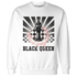 Jumman Jack University Red Sweatshirt Match Black Queen Collection - NastyJamz