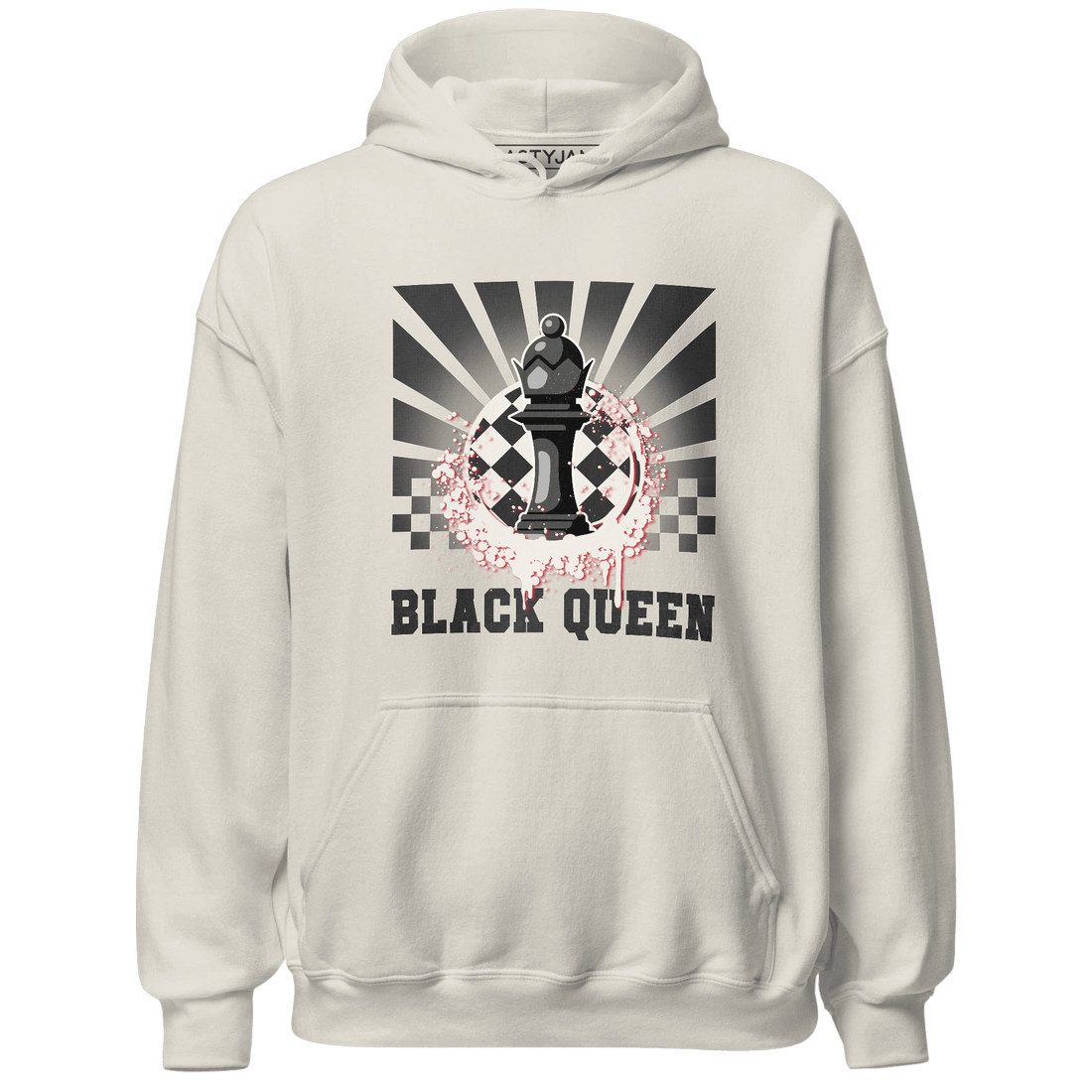 Jumman Jack University Red Hoodie Match Black Queen Collection - NastyJamz