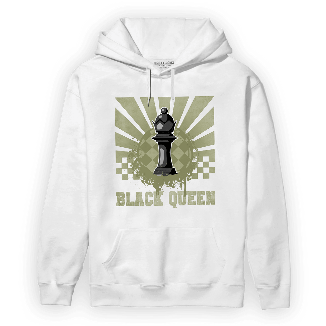 Yeezy Slide Resin Hoodie Match Black Queen Collection - NastyJamz