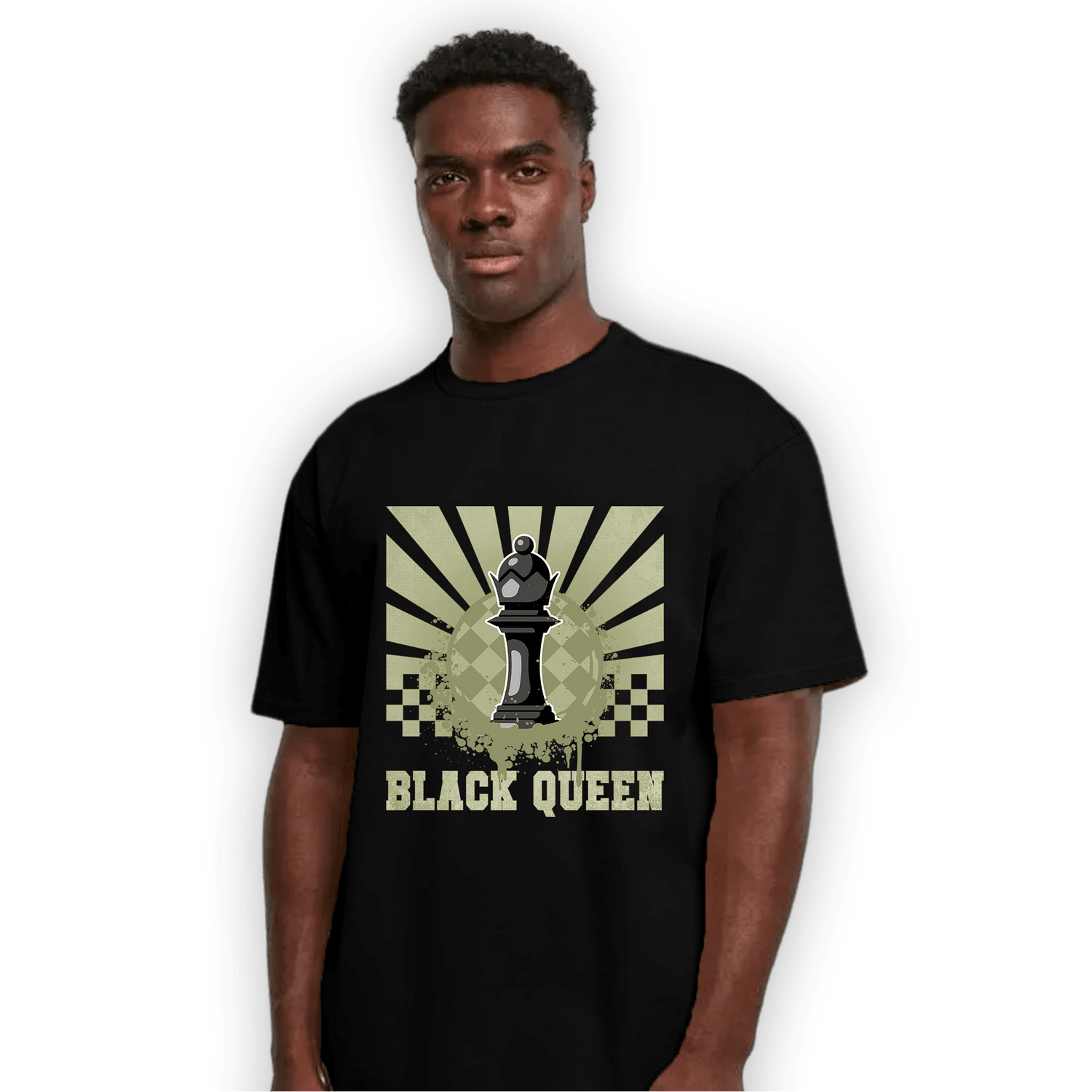 Yeezy Slide Resin T Shirt Match Black Queen Collection - NastyJamz