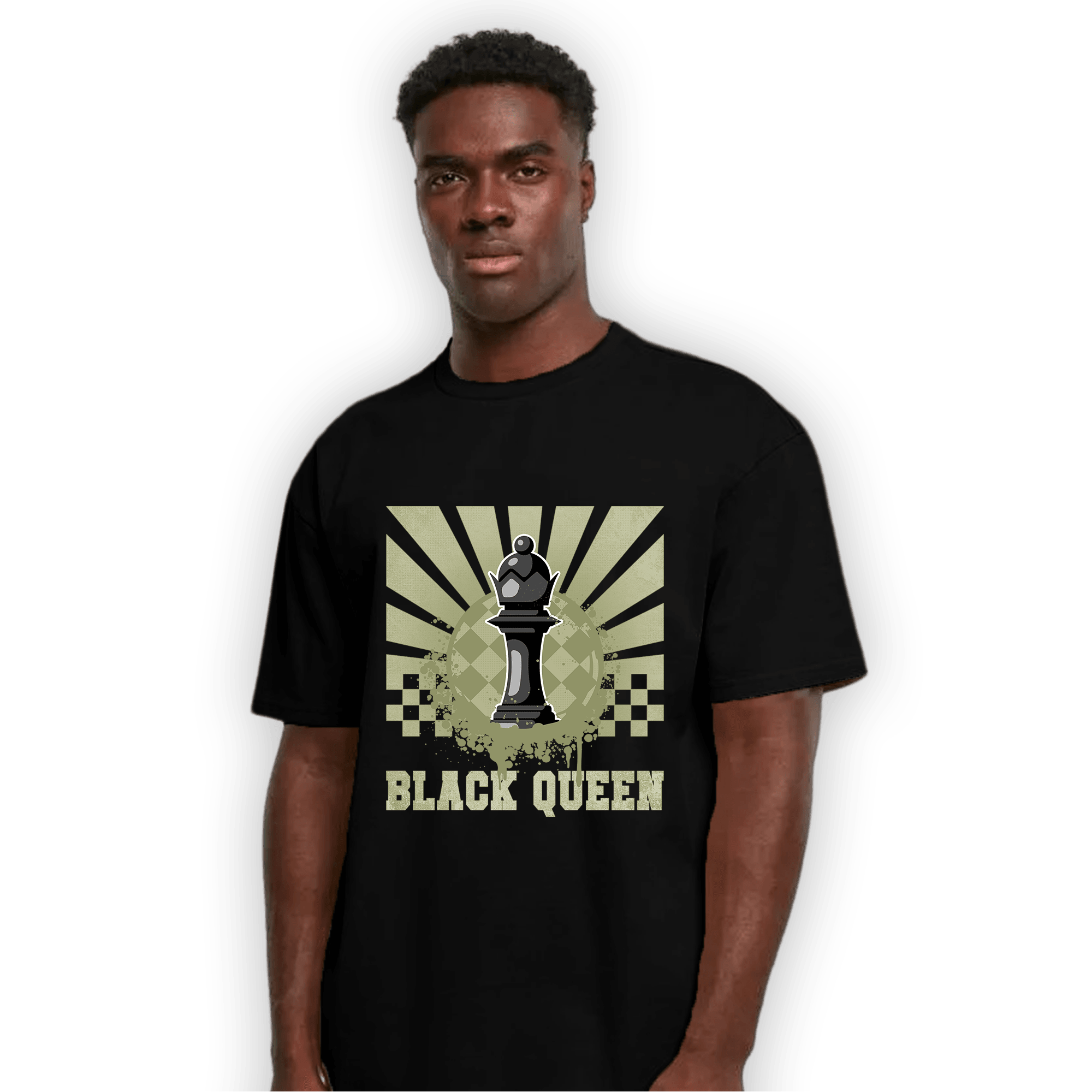 Yeezy Slide Resin T Shirt Match Black Queen Collection - NastyJamz