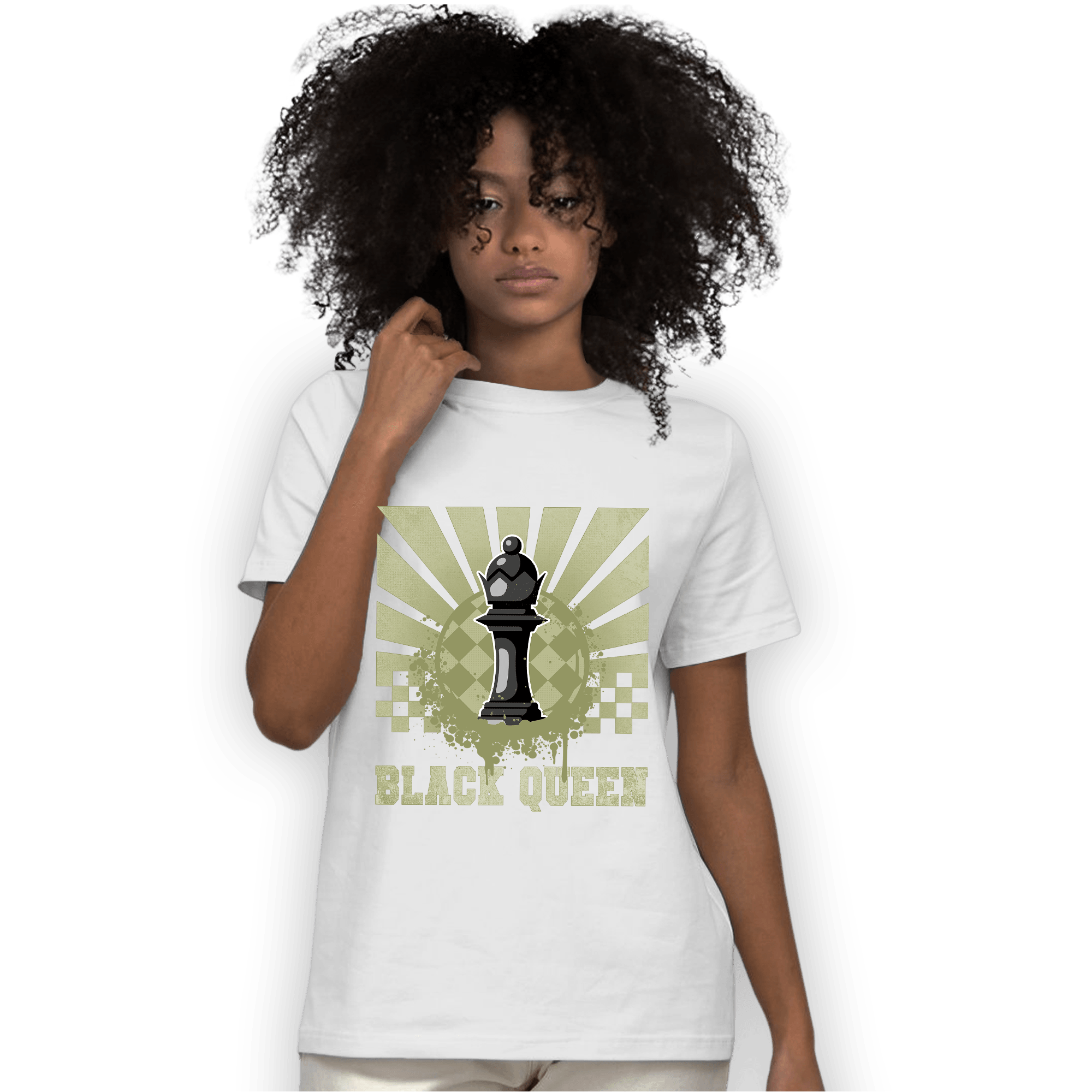 Yeezy Slide Resin T Shirt Match Black Queen Collection - NastyJamz