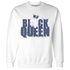 Low-Diffused-Blue-11s-Sweatshirt-Match-Black-Queen-Crown
