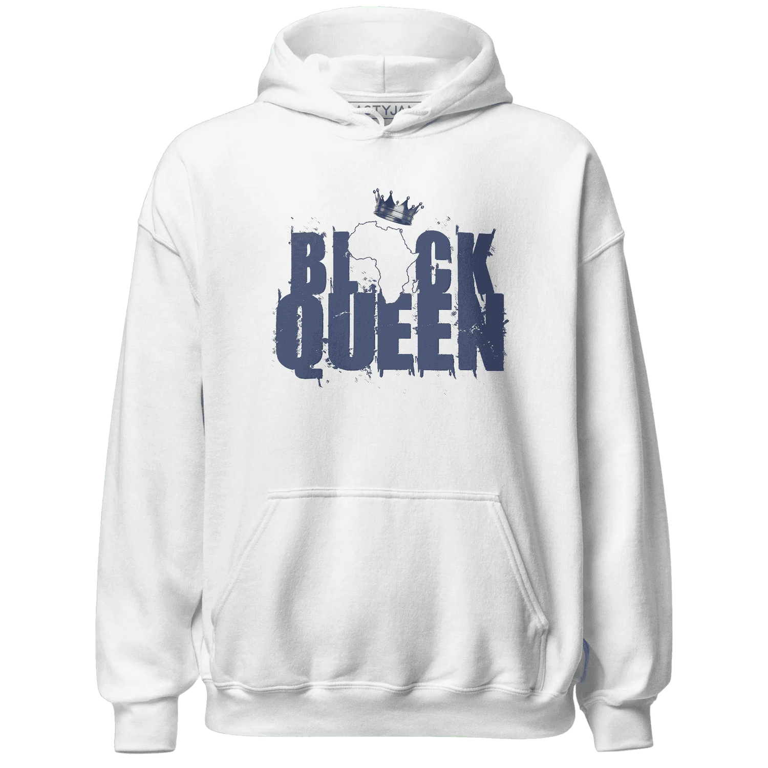 Low-Diffused-Blue-11s-Hoodie-Match-Black-Queen-Crown