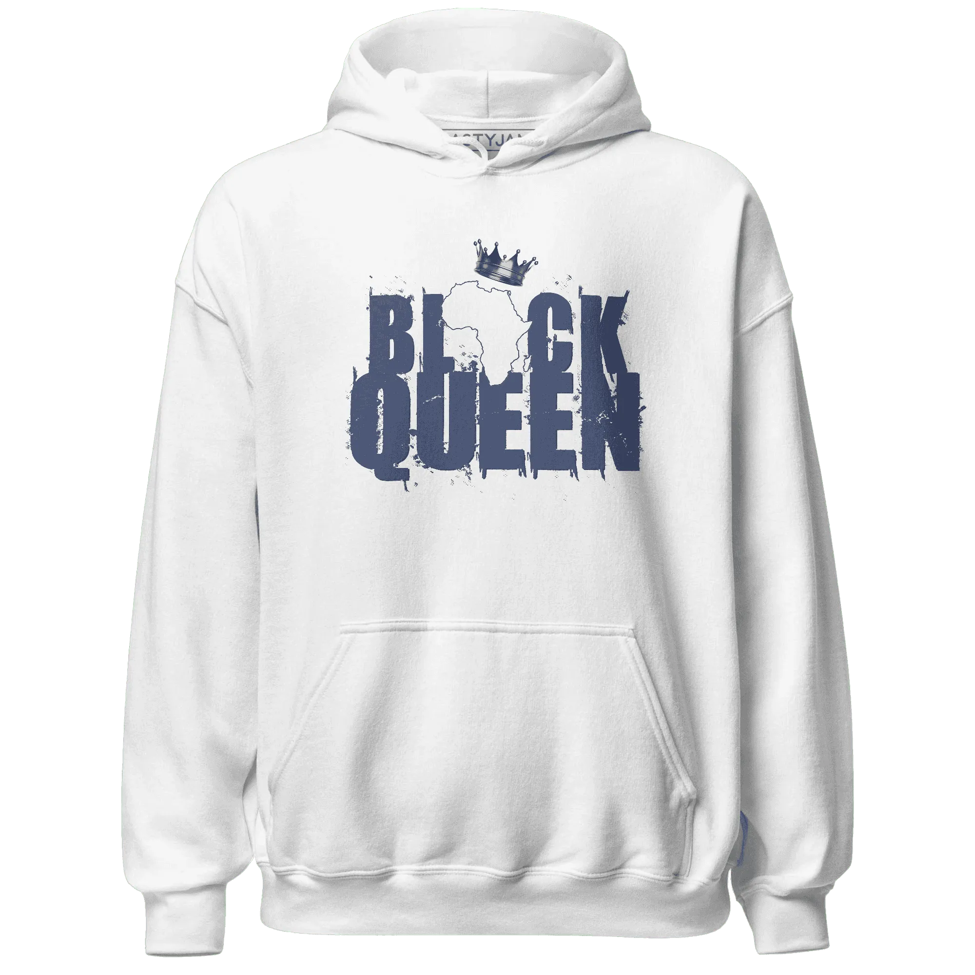 Low-Diffused-Blue-11s-Hoodie-Match-Black-Queen-Crown