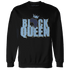 First In Flight 1s Sweatshirt Match Black Queen Crown - NastyJamz