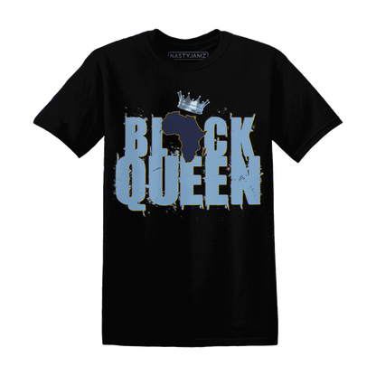 First In Flight 1s T Shirt Match Black Queen Crown - NastyJamz