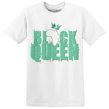 High OG Green Glow 1s T Shirt Match Black Queen Crown - NastyJamz