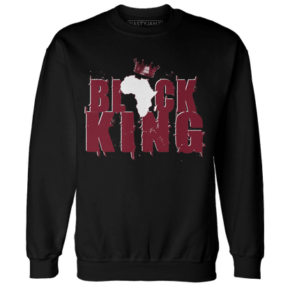 High White Team Red 1s Sweatshirt Match Black Queen Crown - NastyJamz