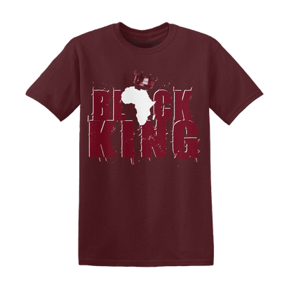 High White Team Red 1s T Shirt Match Black Queen Crown - NastyJamz