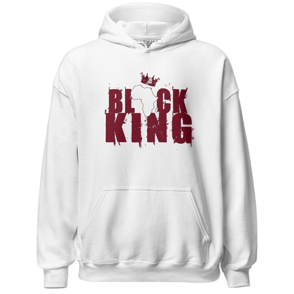High White Team Red 1s Hoodie Match Black Queen Crown - NastyJamz
