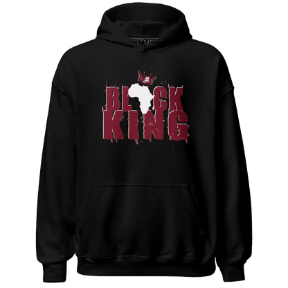 High White Team Red 1s Hoodie Match Black Queen Crown - NastyJamz