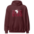 High White Team Red 1s Hoodie Match Black Queen Crown - NastyJamz