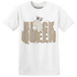 Latte 1s T Shirt Match Black Queen Crown - NastyJamz
