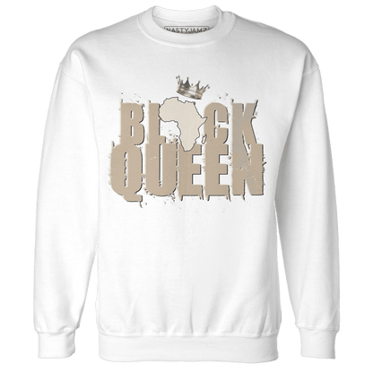 Latte 1s Sweatshirt Match Black Queen Crown - NastyJamz