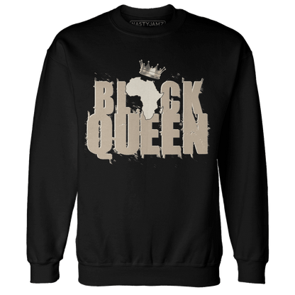 Latte 1s Sweatshirt Match Black Queen Crown - NastyJamz