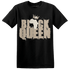 Latte 1s T Shirt Match Black Queen Crown - NastyJamz