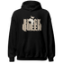 Latte 1s Hoodie Match Black Queen Crown - NastyJamz