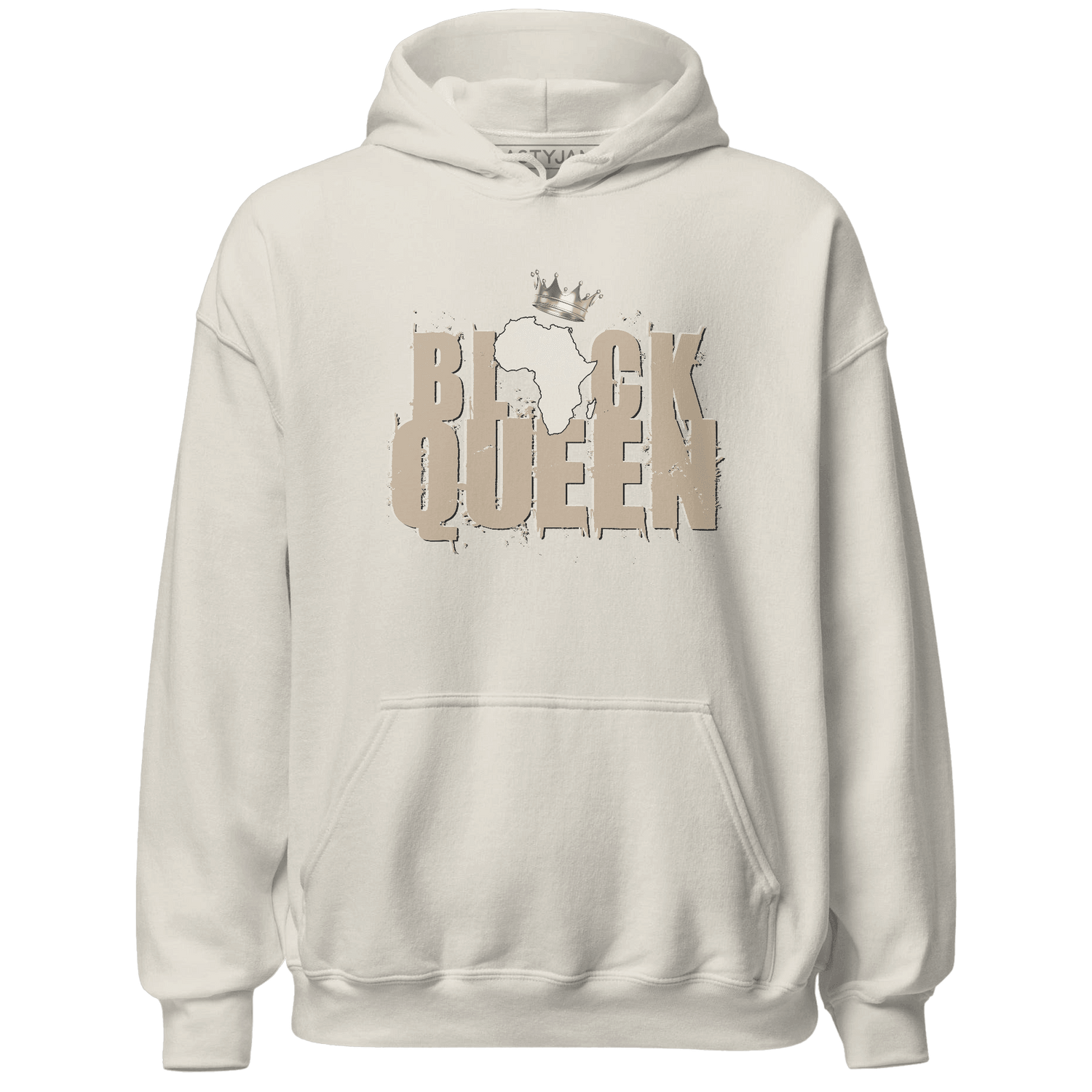 Latte 1s Hoodie Match Black Queen Crown - NastyJamz