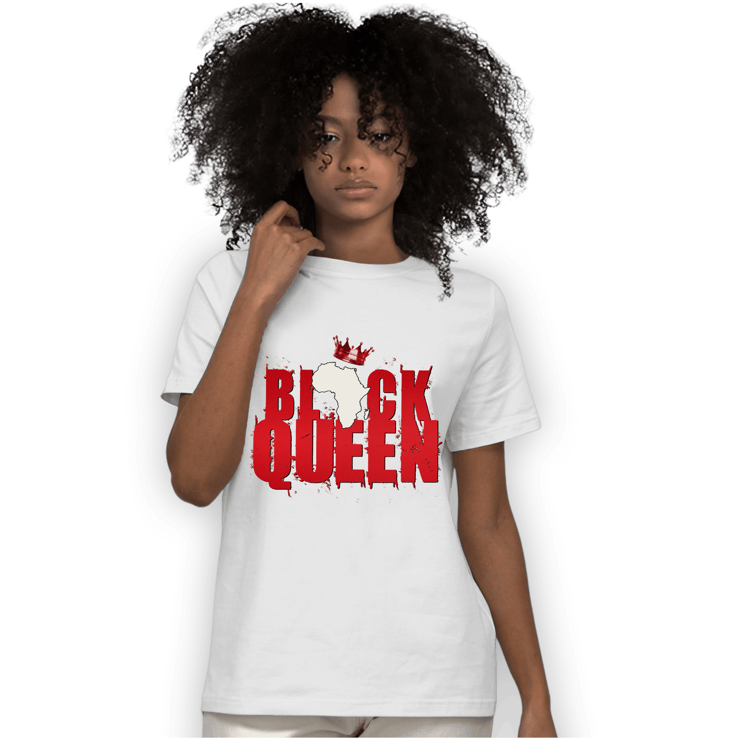 Low OG Trophy Room 1s T Shirt Match Black Queen Crown - NastyJamz