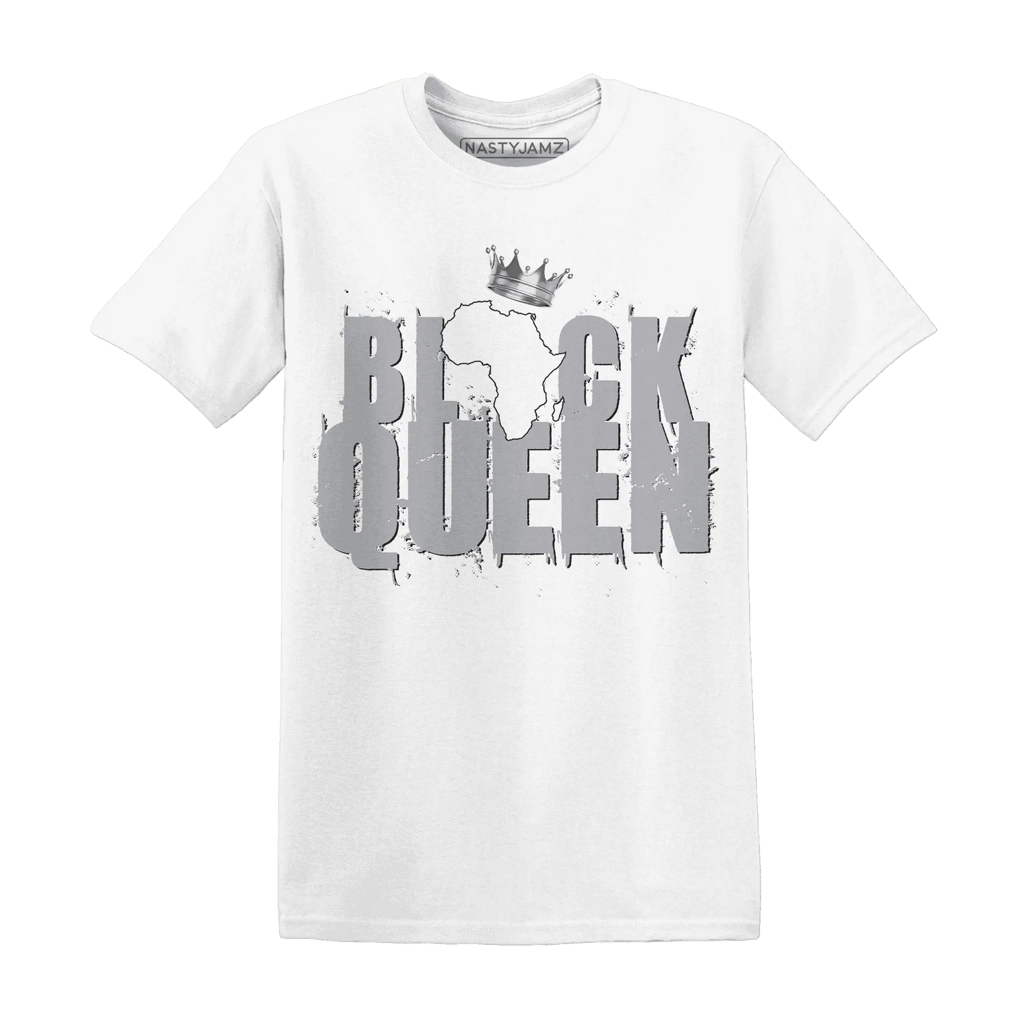 Wolf-Grey-1s-T-Shirt-Match-Black-Queen-Crown