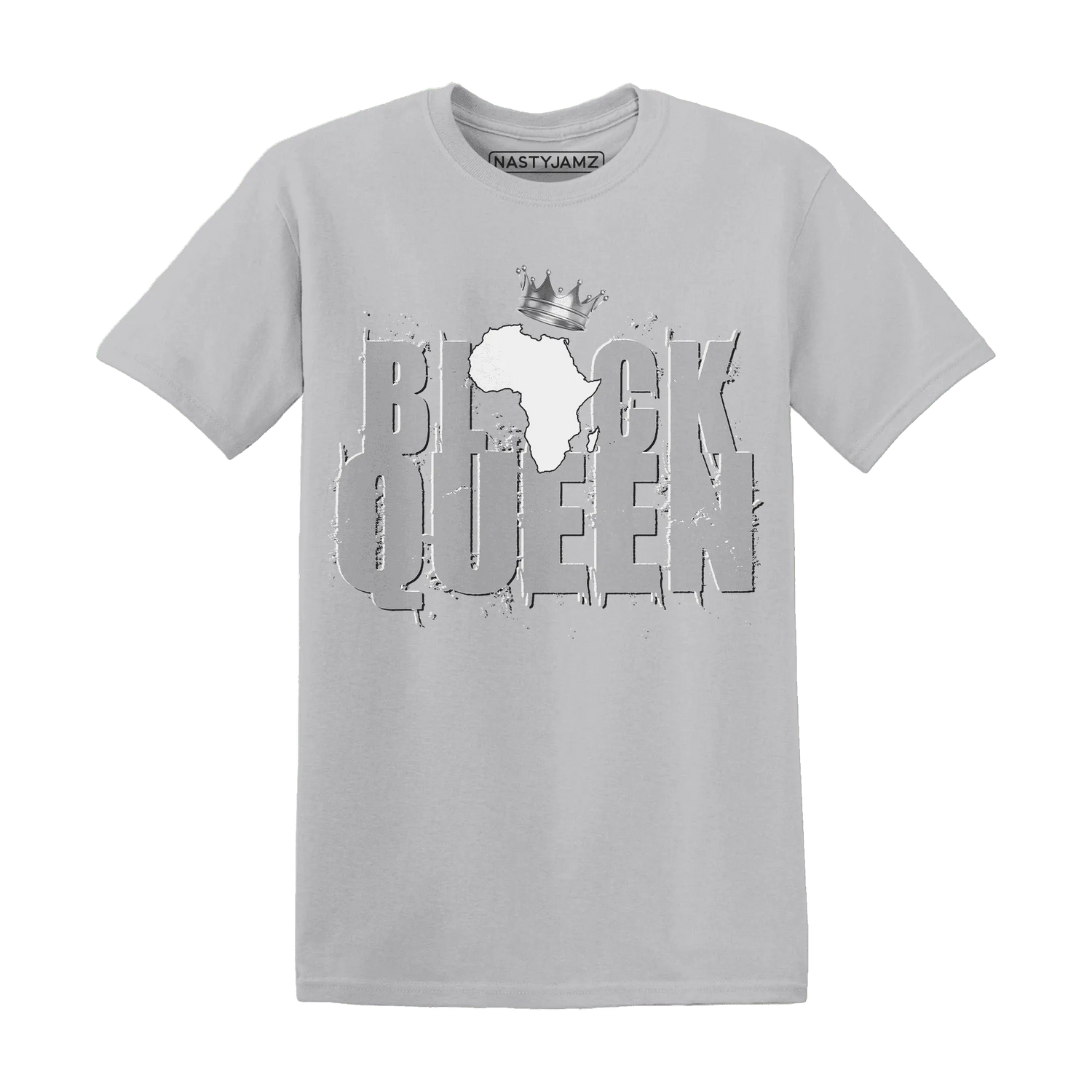 Wolf-Grey-1s-T-Shirt-Match-Black-Queen-Crown