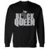 Cement-Grey-3s-Sweatshirt-Match-Black-Queen-Crown