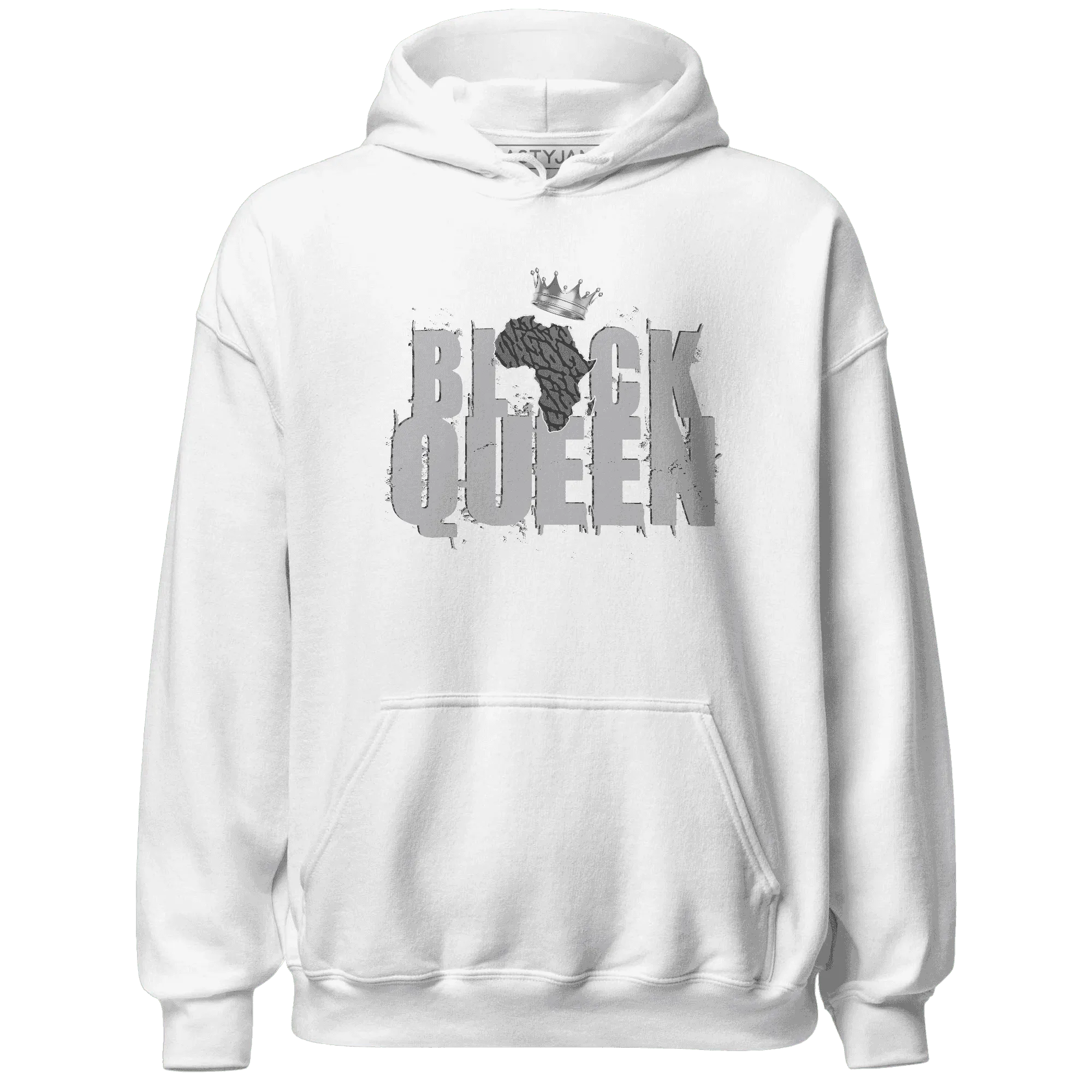 Cement-Grey-3s-Hoodie-Match-Black-Queen-Crown