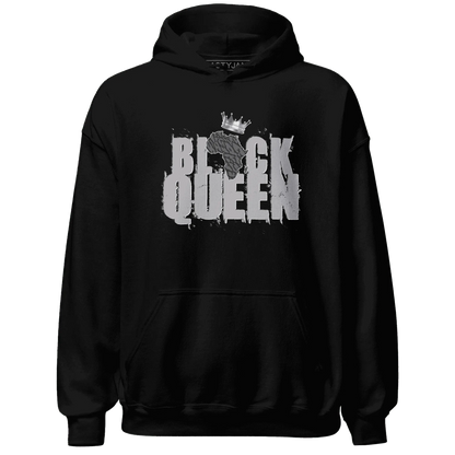 Cement-Grey-3s-Hoodie-Match-Black-Queen-Crown
