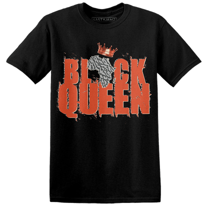 Georgia Peach 3s T Shirt Match Black Queen Crown - NastyJamz