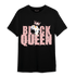 Red Stardust 3s T Shirt Match Black Queen Crown - NastyJamz