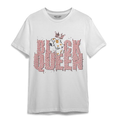 Red Stardust 3s T Shirt Match Black Queen Crown - NastyJamz