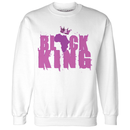 GS Hyper Violet 4s Sweatshirt Match Black Queen Crown - NastyJamz
