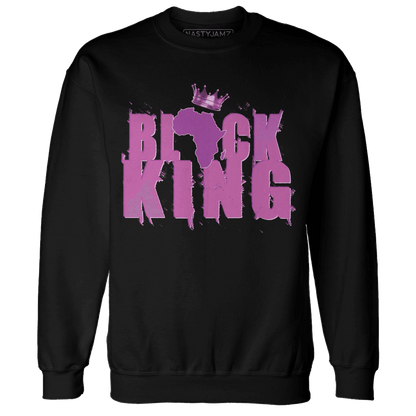 GS Hyper Violet 4s Sweatshirt Match Black Queen Crown - NastyJamz