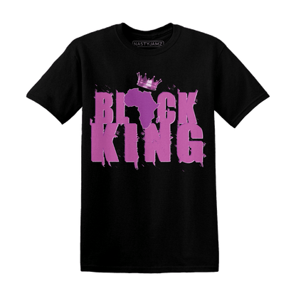 GS Hyper Violet 4s T Shirt Match Black Queen Crown - NastyJamz