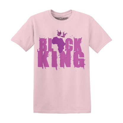 GS Hyper Violet 4s T Shirt Match Black Queen Crown - NastyJamz