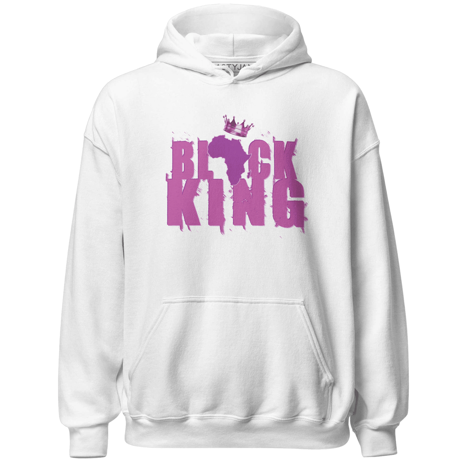 GS Hyper Violet 4s Hoodie Match Black Queen Crown - NastyJamz