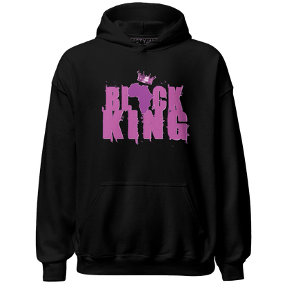 GS Hyper Violet 4s Hoodie Match Black Queen Crown - NastyJamz