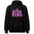 GS Hyper Violet 4s Hoodie Match Black Queen Crown - NastyJamz