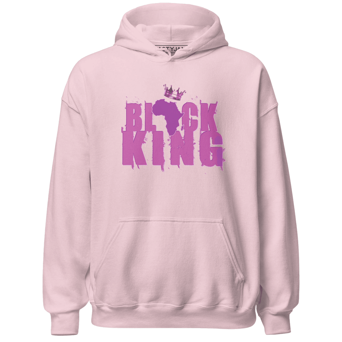 GS Hyper Violet 4s Hoodie Match Black Queen Crown - NastyJamz