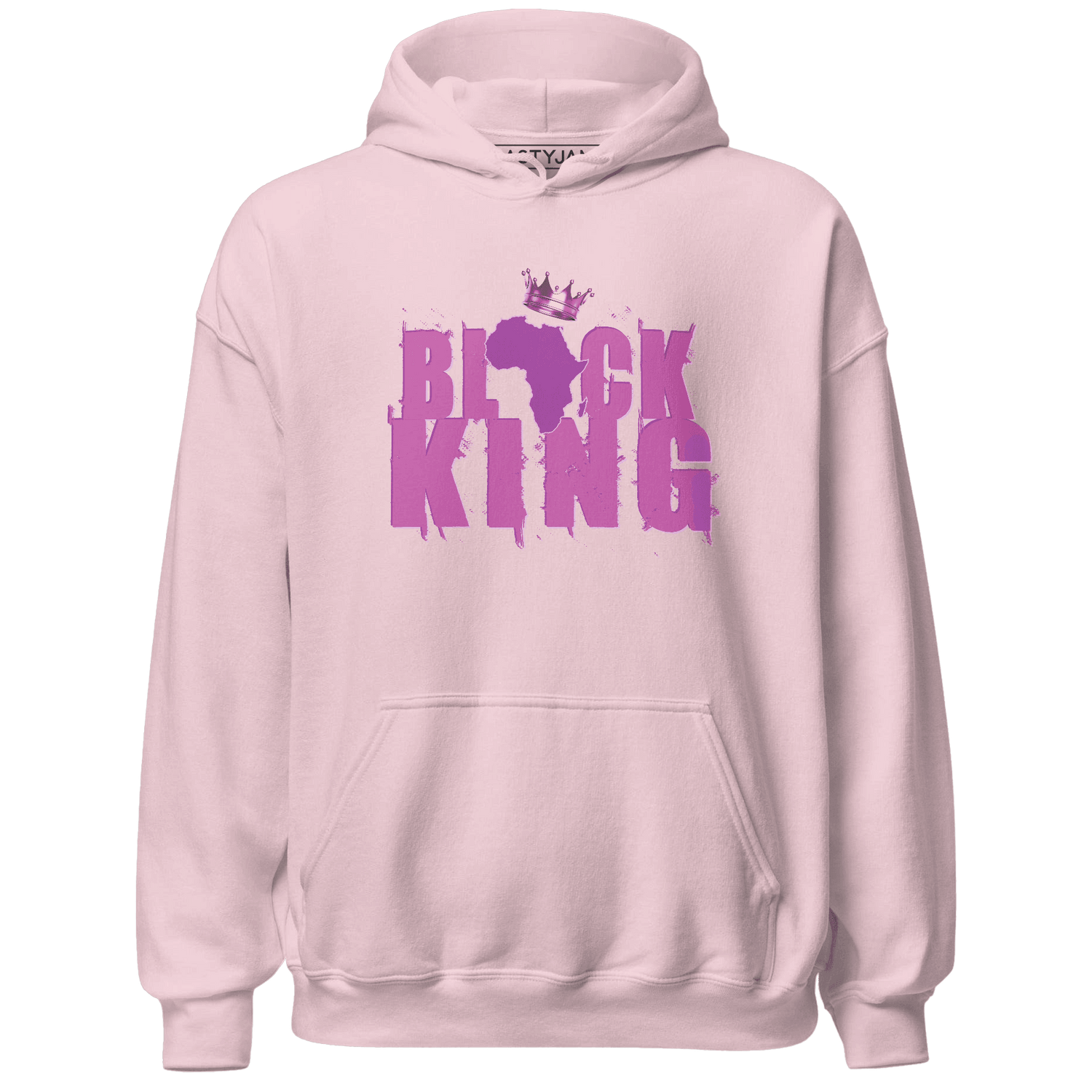 GS Hyper Violet 4s Hoodie Match Black Queen Crown - NastyJamz