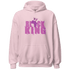 GS Hyper Violet 4s Hoodie Match Black Queen Crown - NastyJamz