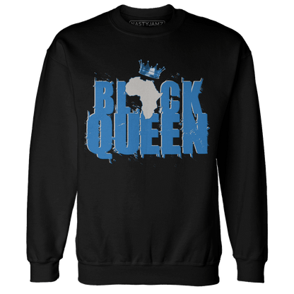 Industrial Blue 4s Sweatshirt Match Black Queen Crown - NastyJamz