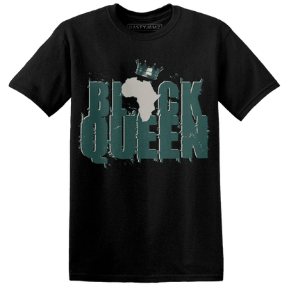 Oxidized Green 4s T Shirt Match Black Queen Crown - NastyJamz