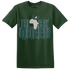 Oxidized Green 4s T Shirt Match Black Queen Crown - NastyJamz