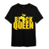 Vivid Sulfur 4s T Shirt Match Black Queen Crown - NastyJamz