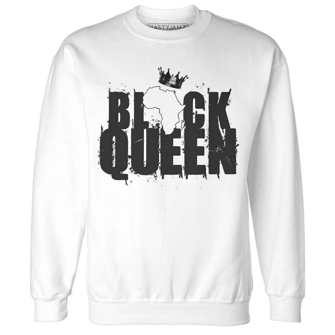 White-Thunder-4s-Sweatshirt-Match-Black-Queen-Crown
