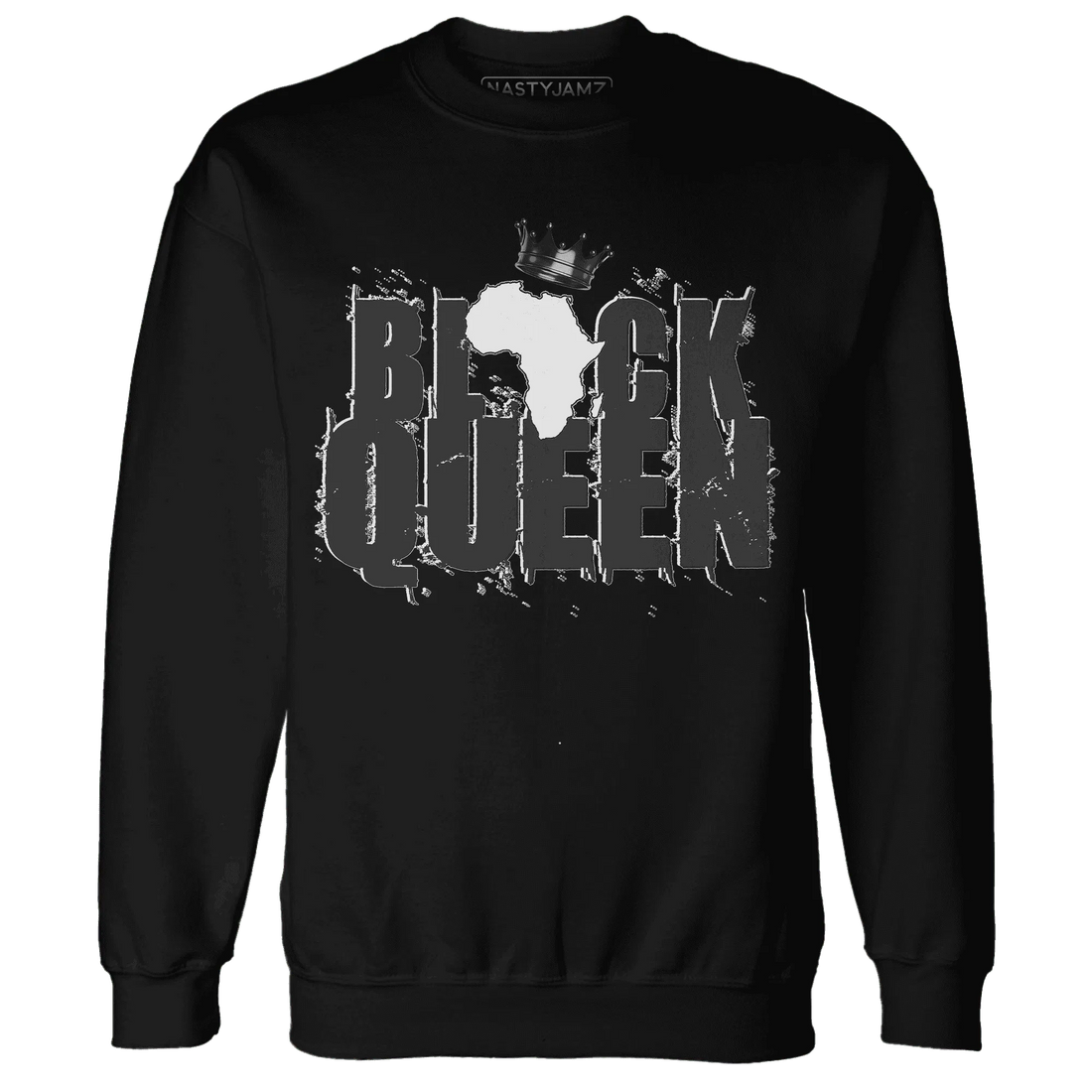 White-Thunder-4s-Sweatshirt-Match-Black-Queen-Crown