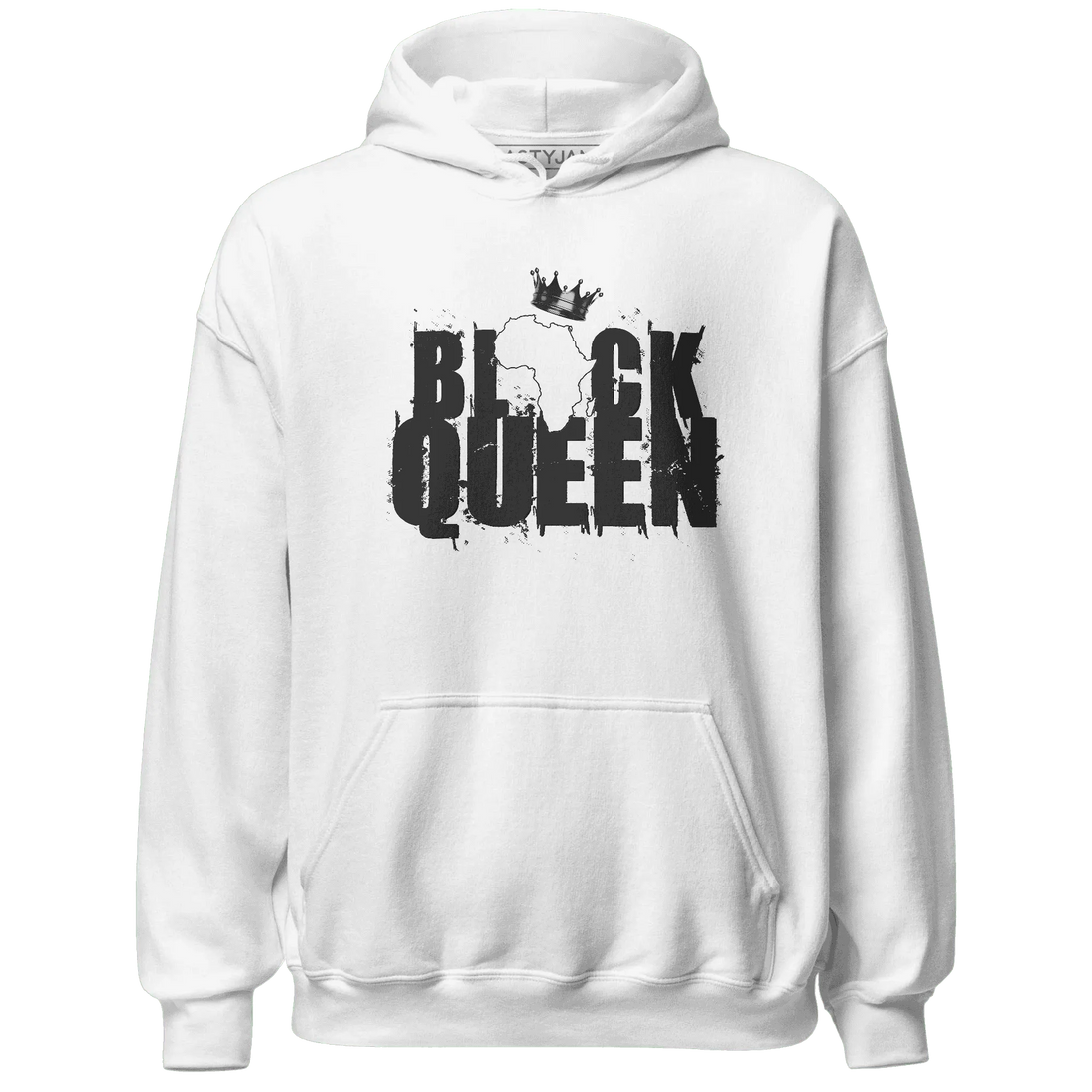White-Thunder-4s-Hoodie-Match-Black-Queen-Crown